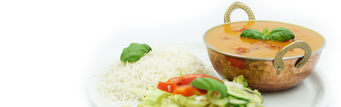 Indisch-vegetarische Gerichte